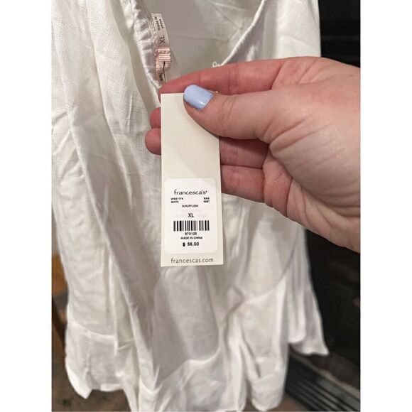 Francesca’s NWT White Summer Dress - Picture 7 of 8